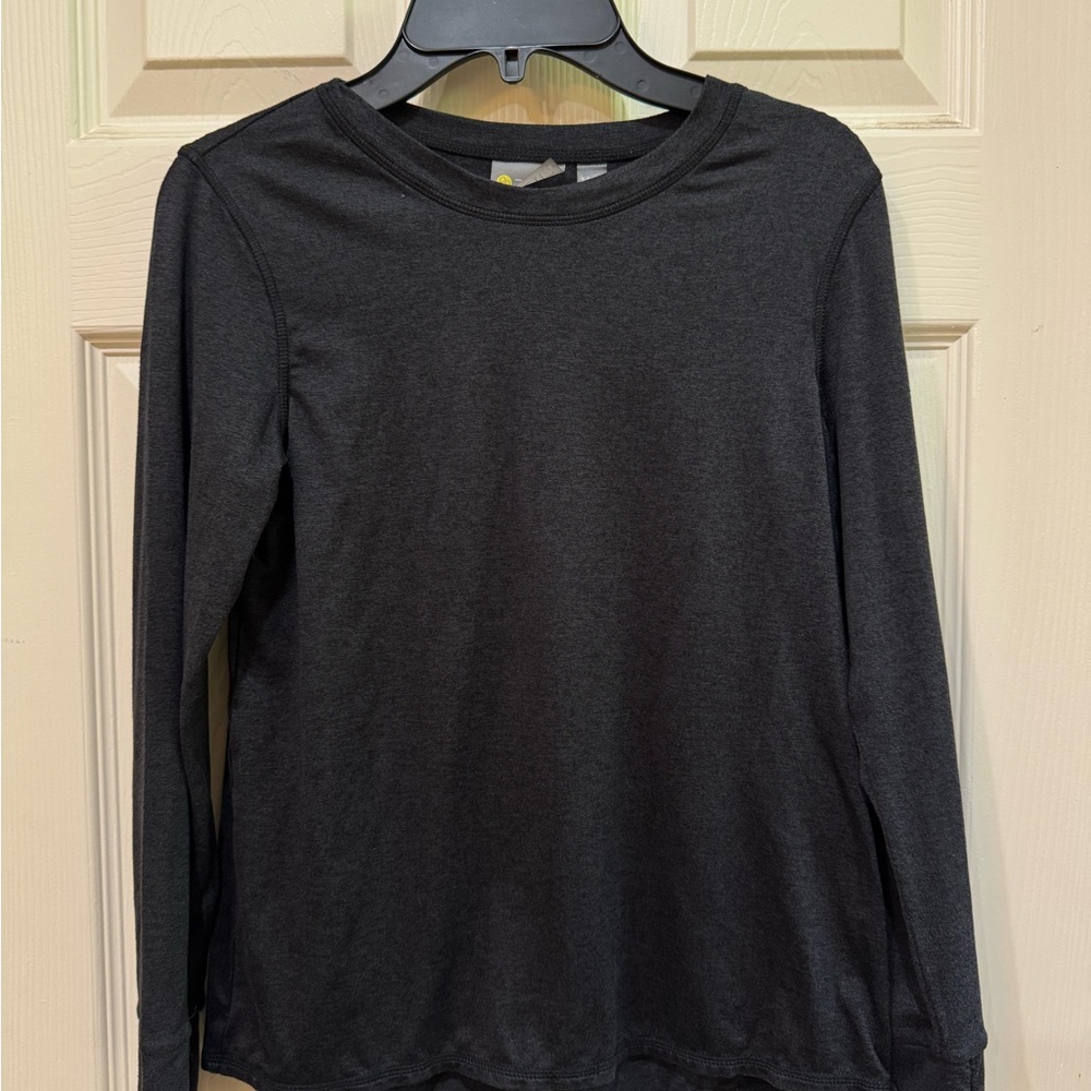 Black Long Sleeve Zella Girls athletic shirt